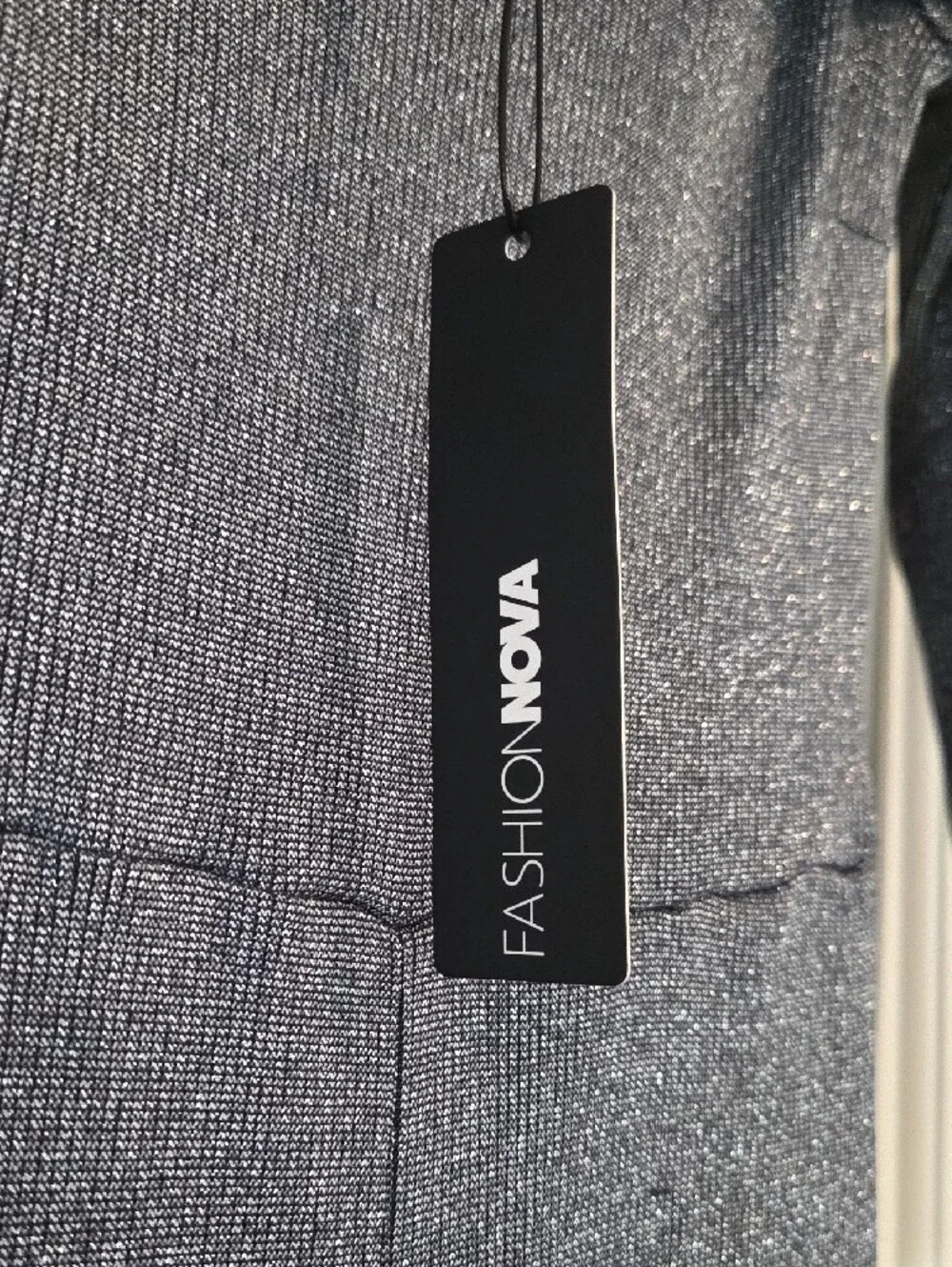 Fashion Nova Off-Shoulder Twist Jumpsuit - Gray